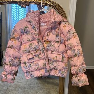 TCEC Pink Floral Puffer Jacket